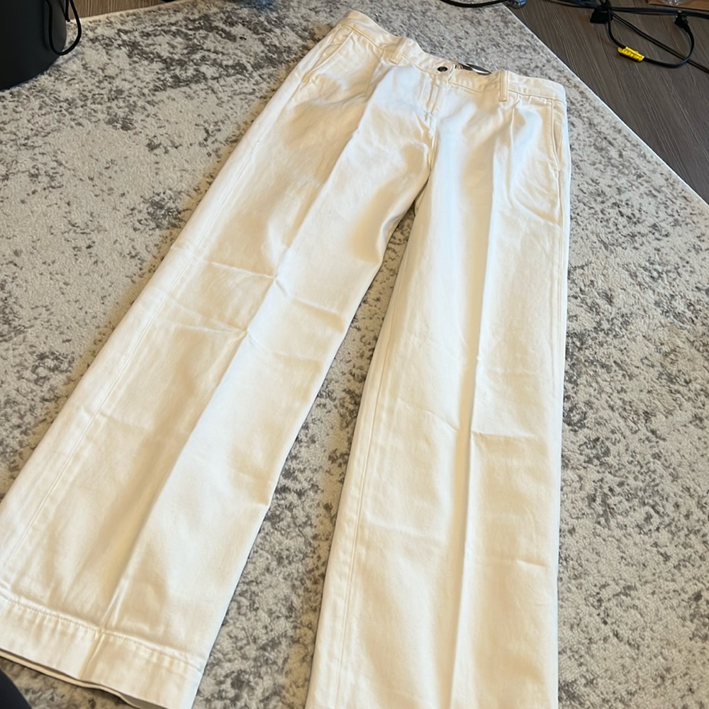 J Crew essential wide leg denim